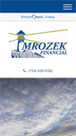 Mobile Screenshot of mrozekfinancial.com